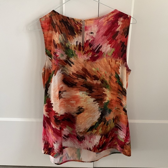 MELANIE LYNE Floral Necklace Blouse - Picture 4 of 4